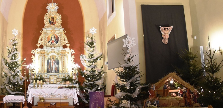 Stupsk, szopka bożonarodzeniowa w parafii św. Wojciecha