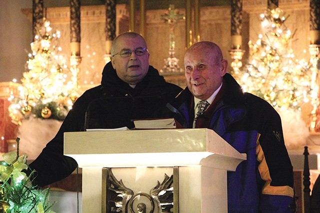 Ks. Stanisław Banach i Andrzej Jakubiec.