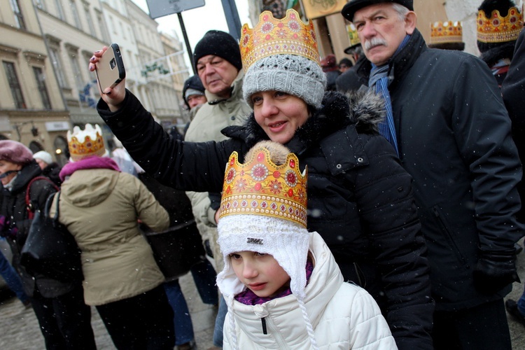 Orszak Trzech Króli - Kraków 2017 człon czerwony