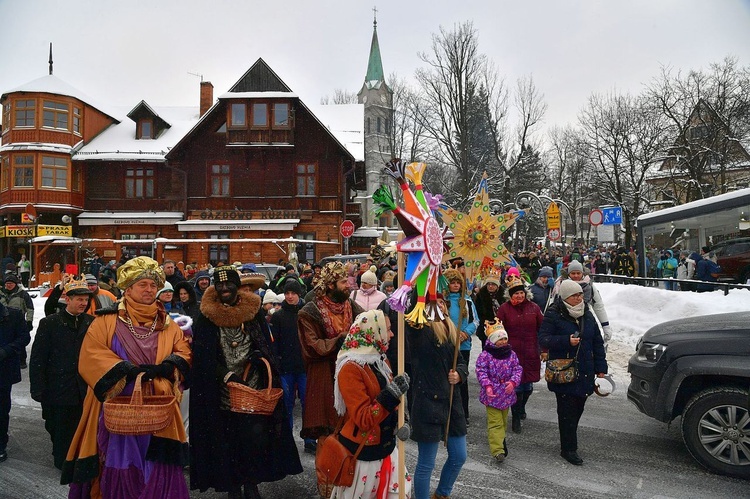 Orszak Trzech Króli na Krupówkach 