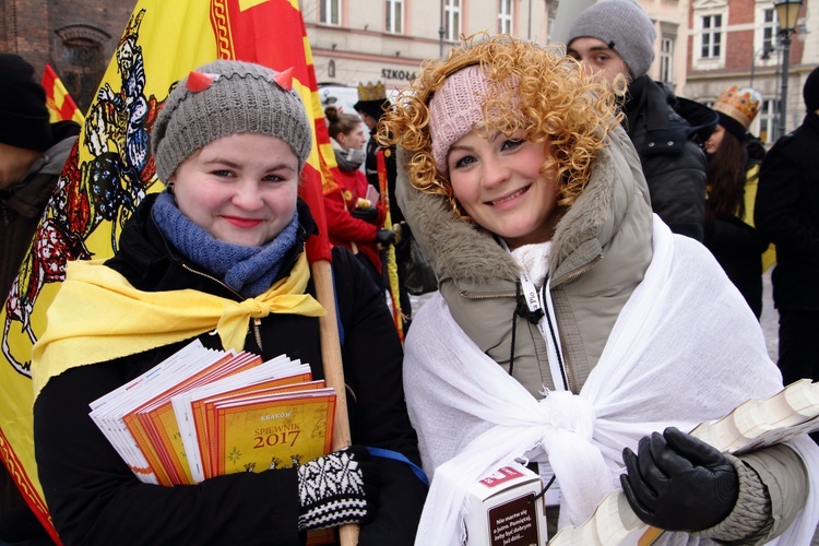 Orszak Trzech Króli - Kraków 2017, człony niebieski i zielony