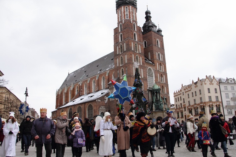 Orszak Trzech Króli - Kraków 2017, człony niebieski i zielony