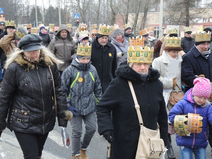 6. Orszak Trzech Króli w Bielsku-Białej - na trasie AD 2017