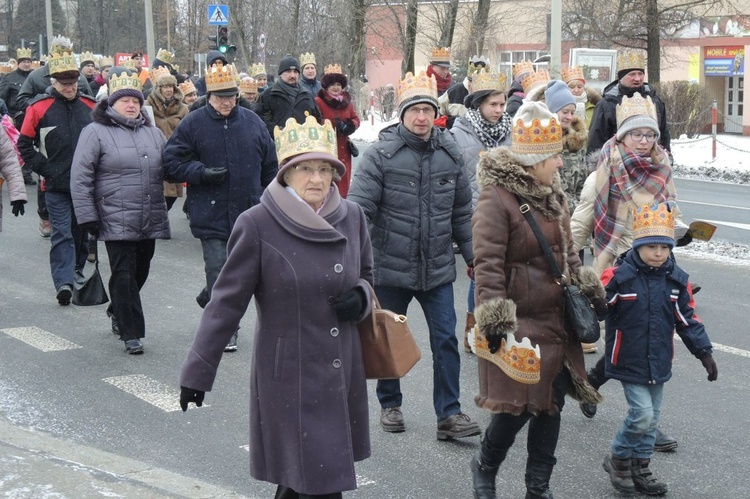 6. Orszak Trzech Króli w Bielsku-Białej - na trasie AD 2017