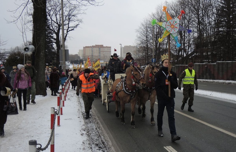 6. Orszak Trzech Króli w Bielsku-Białej - na trasie AD 2017