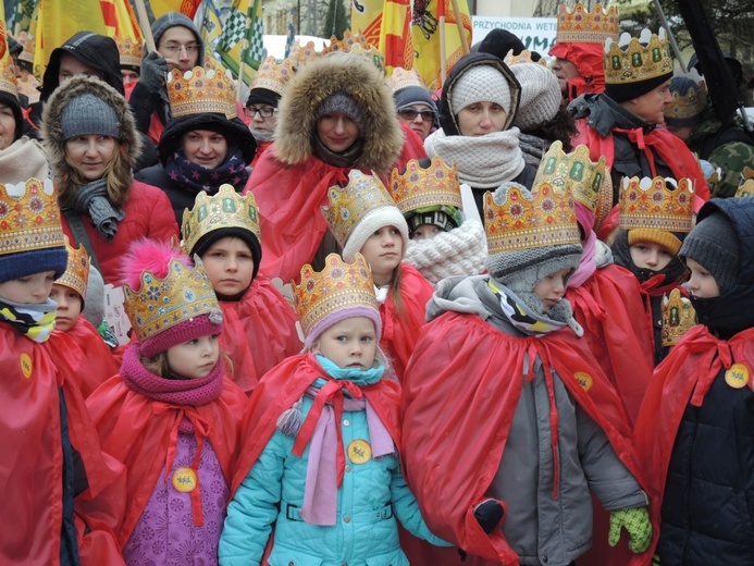 6. Orszak Trzech Króli w Bielsku-Białej - na trasie AD 2017