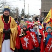 Wśród uczestników orszaku nie zabrakło ks. Dawida Majdaka, wikariusza w zabrzeskiej parafii św. Józefa