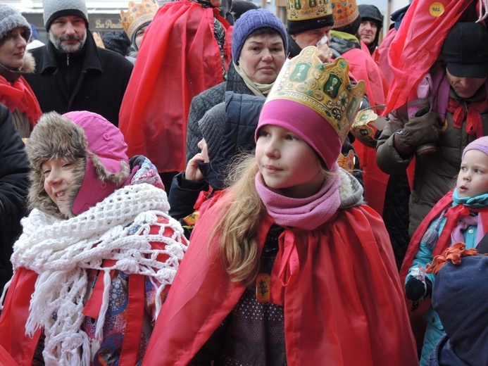 6. Orszak Trzech Króli w Bielsku-Białej - na Rynku AD 2017