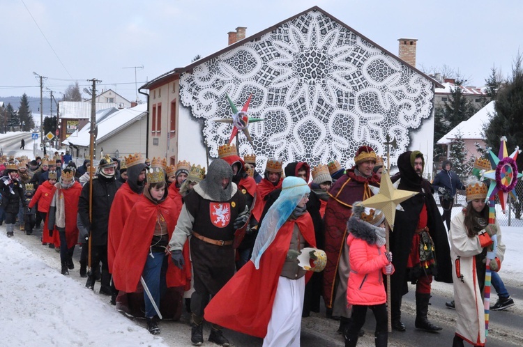 Bobowa - Orszak Trzech Króli 2017