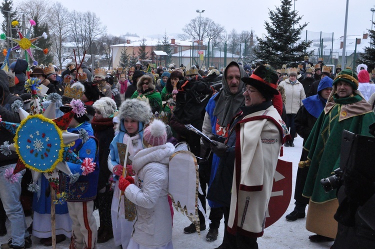 Bobowa - Orszak Trzech Króli 2017