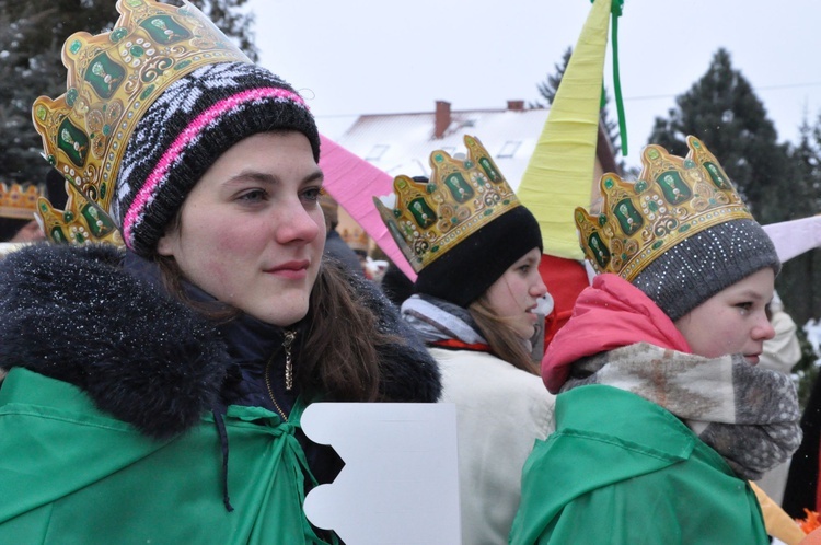 Bobowa - Orszak Trzech Króli 2017