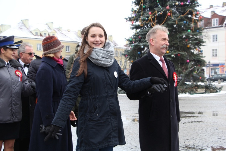 Polonez maturzystów w Łowiczu