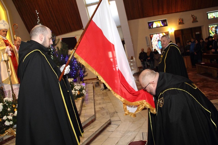 Erygowanie chorągwi św. Maksymiliana Kolbego w Słupsku