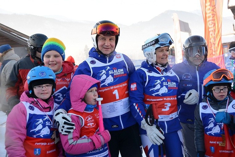 Andrzej Duda rozpoczął 12h Slalom Maraton w Zakopanem