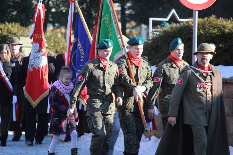 Hołd dla powstańców styczniowych w Porąbce - 2017