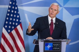 Pence: Prezydent USA wspiera wolne media, ale nie fałszywe informowanie