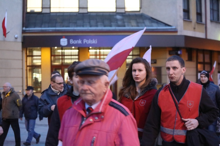 Marsz Pamięci Żołnierzy Wyklętych w Bielsku-Białej - 2017