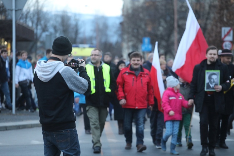 Marsz Pamięci Żołnierzy Wyklętych w Bielsku-Białej - 2017