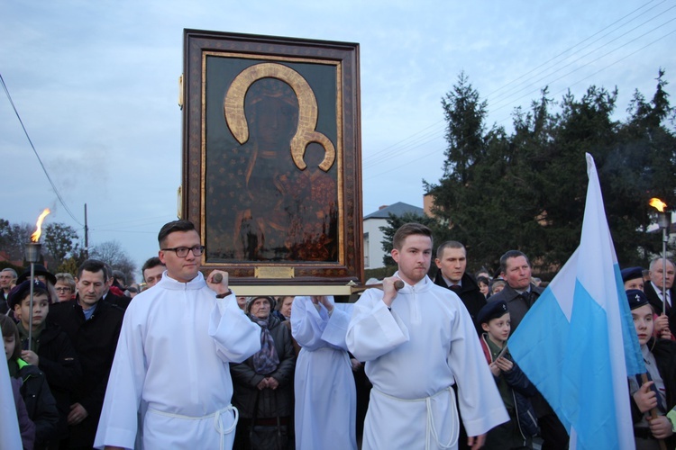 Powitanie ikony MB Częstochowskiej w Sochaczewie-Boryszewie