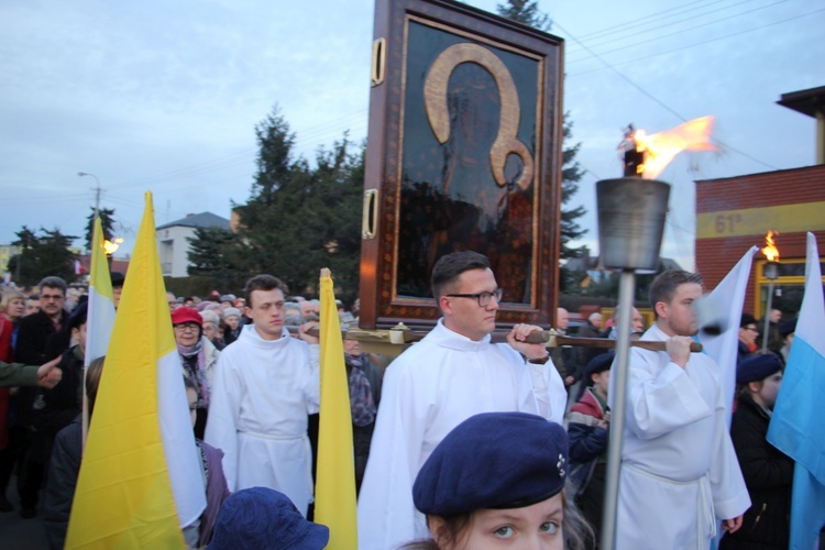 Powitanie ikony MB Częstochowskiej w Sochaczewie-Boryszewie