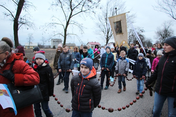 Powitanie ikony MB Częstochowskiej w Kozłowie Biskupim