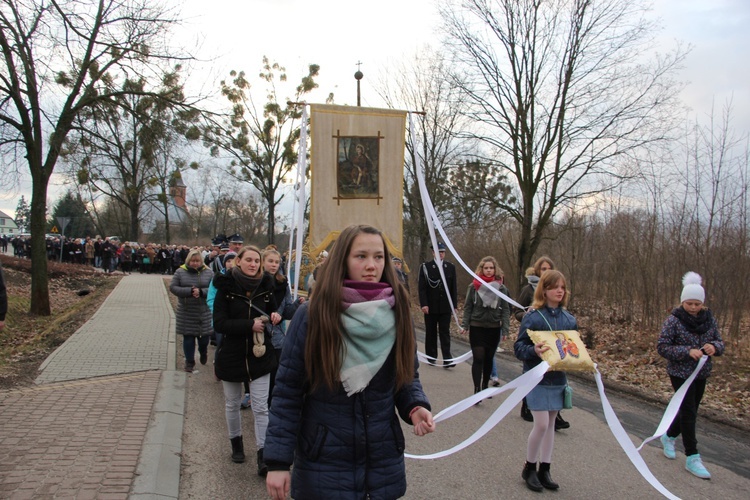 Powitanie ikony MB Częstochowskiej w Kozłowie Biskupim