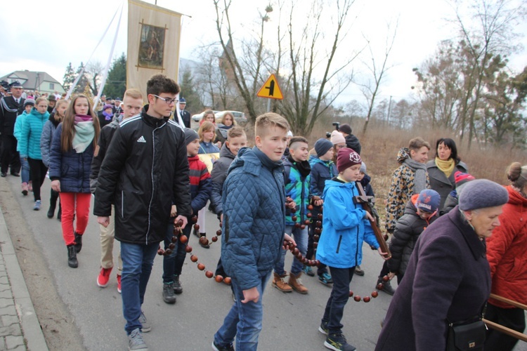 Powitanie ikony MB Częstochowskiej w Kozłowie Biskupim