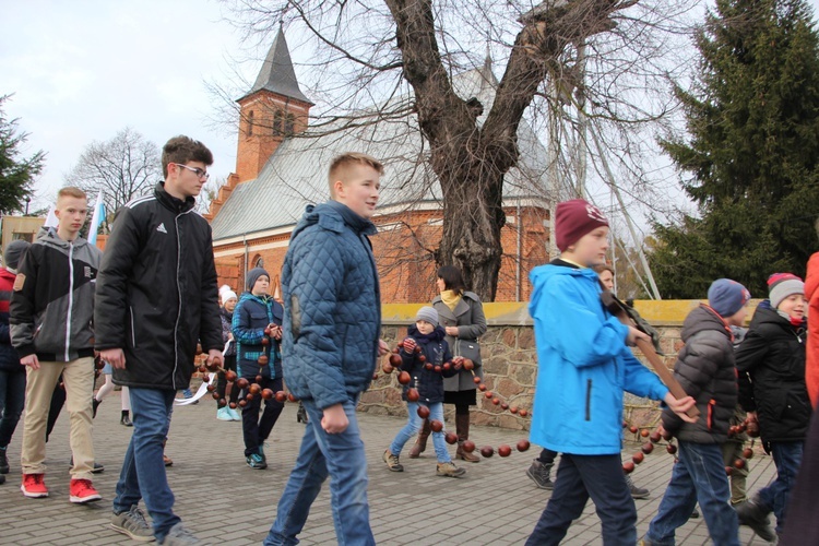 Powitanie ikony MB Częstochowskiej w Kozłowie Biskupim