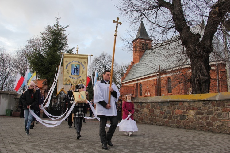 Powitanie ikony MB Częstochowskiej w Kozłowie Biskupim