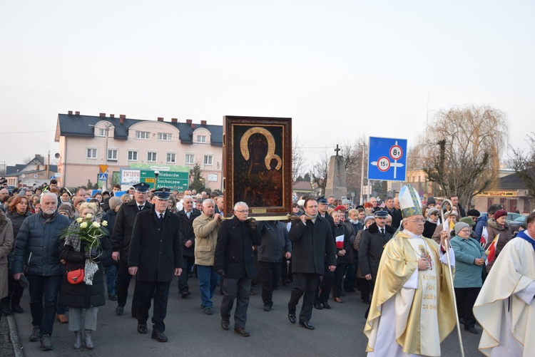 Powitanie ikony MB Częstochowskiej w Bolimowie