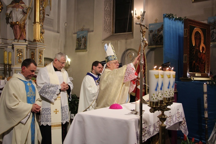 Powitanie ikony MB Częstochowskiej w Kozłowie Szlacheckim