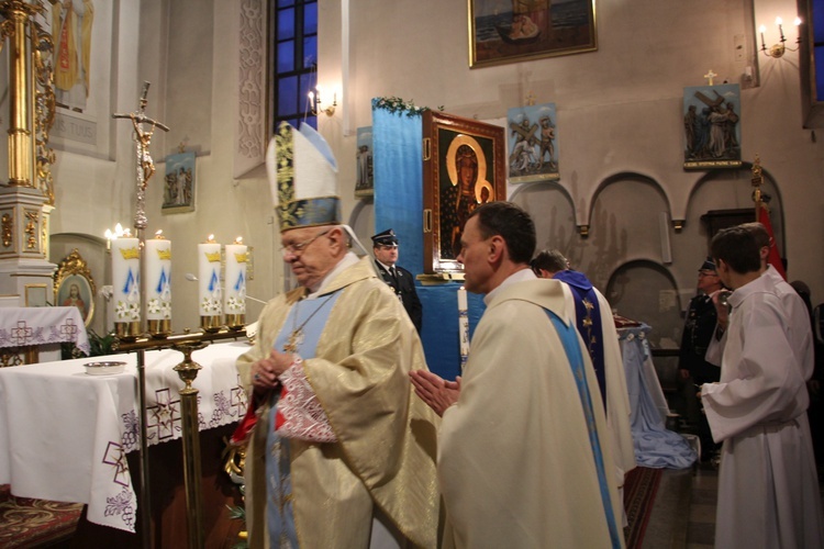 Powitanie ikony MB Częstochowskiej w Kozłowie Szlacheckim