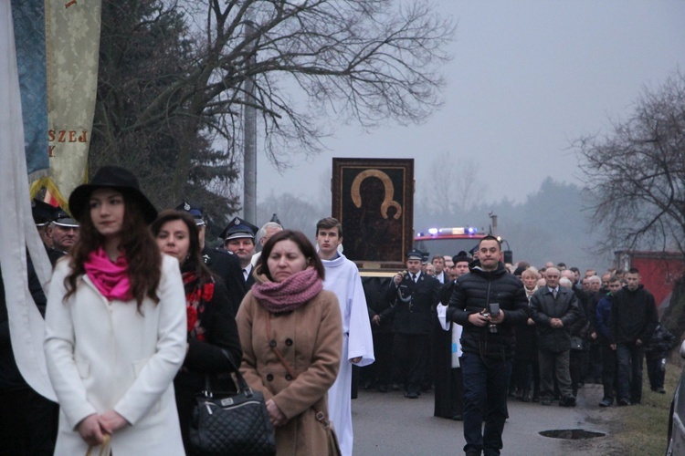 Powitanie ikony MB Częstochowskiej w Kozłowie Szlacheckim