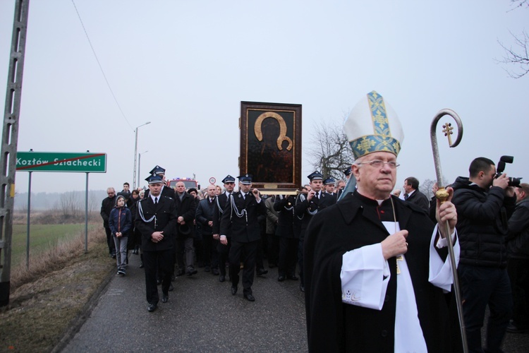 Powitanie ikony MB Częstochowskiej w Kozłowie Szlacheckim