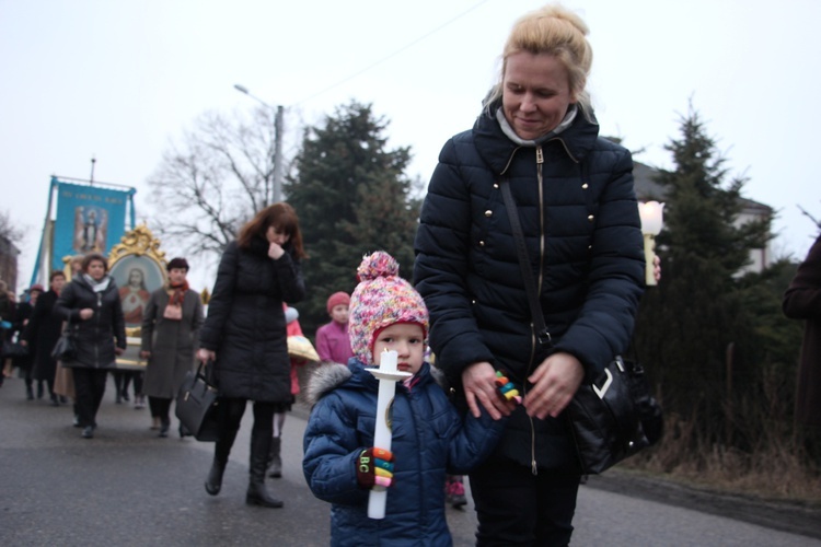 Powitanie ikony MB Częstochowskiej w Kozłowie Szlacheckim