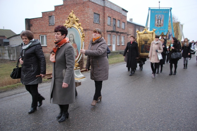 Powitanie ikony MB Częstochowskiej w Kozłowie Szlacheckim