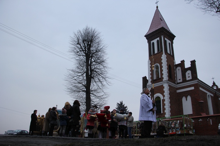 Powitanie ikony MB Częstochowskiej w Kozłowie Szlacheckim