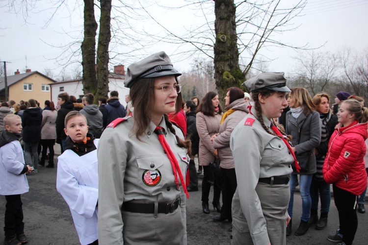 Powitanie ikony MB Częstochowskiej w Rybnie