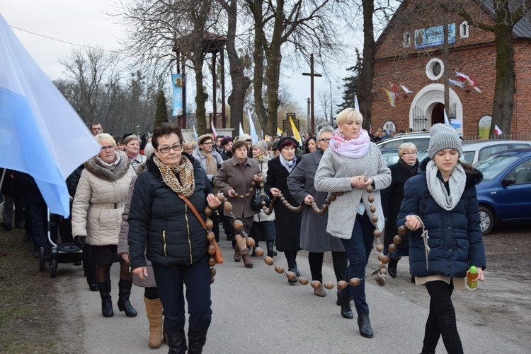 Powitanie ikony MB Częstochowskiej w Giżycach