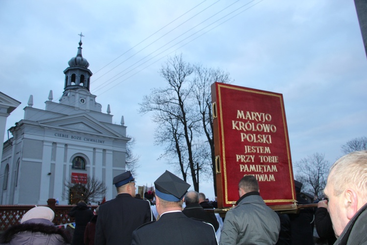 Powitanie ikony MB Częstochowskiej w Mikołajewie