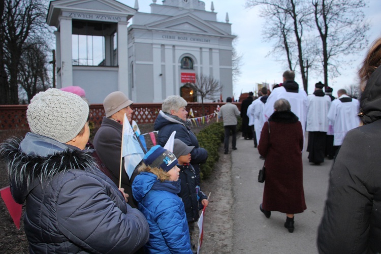 Powitanie ikony MB Częstochowskiej w Mikołajewie