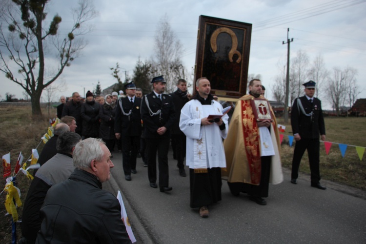 Powitanie ikony MB Częstochowskiej w Mikołajewie