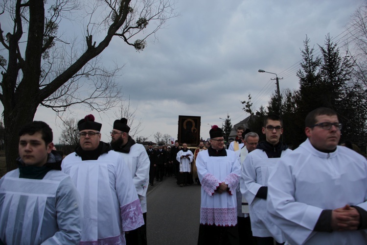 Powitanie ikony MB Częstochowskiej w Mikołajewie