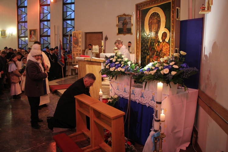 Powitanie ikony MB Częstochowskiej w Pilawicach