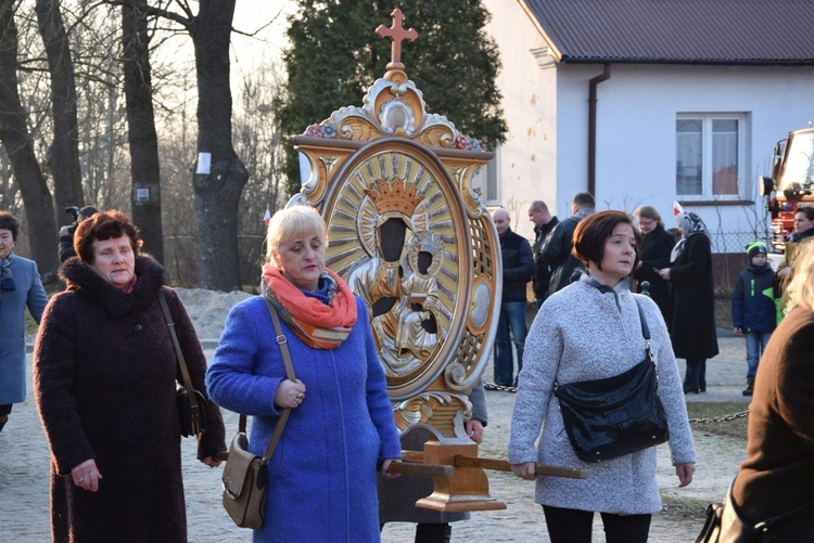 Powitanie ikony MB Częstochowskiej w Brochowie