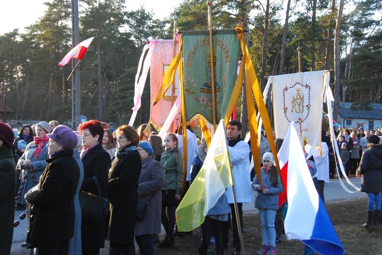 Powitanie ikony MB Czestochowskiej w Kamionie Sochaczewskim