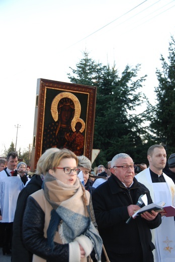 Powitanie ikony MB Czestochowskiej w Kamionie Sochaczewskim