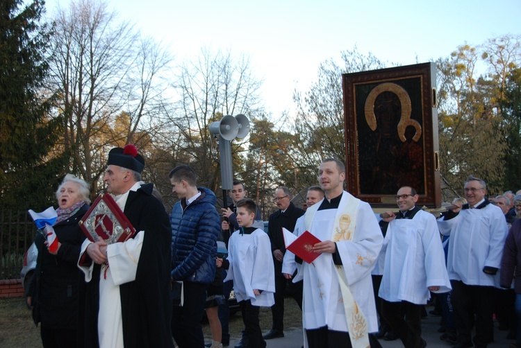 Powitanie ikony MB Czestochowskiej w Kamionie Sochaczewskim