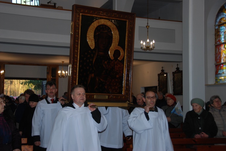 Powitanie ikony MB Czestochowskiej w Kamionie Sochaczewskim