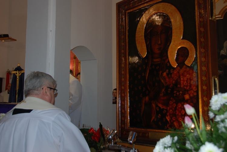 Powitanie ikony MB Czestochowskiej w Kamionie Sochaczewskim